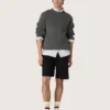 Marathon Speed para hombre en cuero con estampado de serpiente marrón, estrella negra y lengüeta del talón de cuero plateado