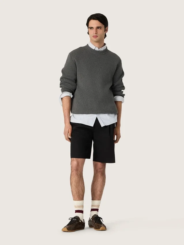 Marathon Speed para hombre en cuero con estampado de serpiente marrón, estrella negra y lengüeta del talón de cuero plateado