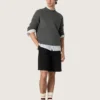 Marathon Speed para hombre en piel de potro con estampado de leopardo beige y negro con estrella de cuero negro