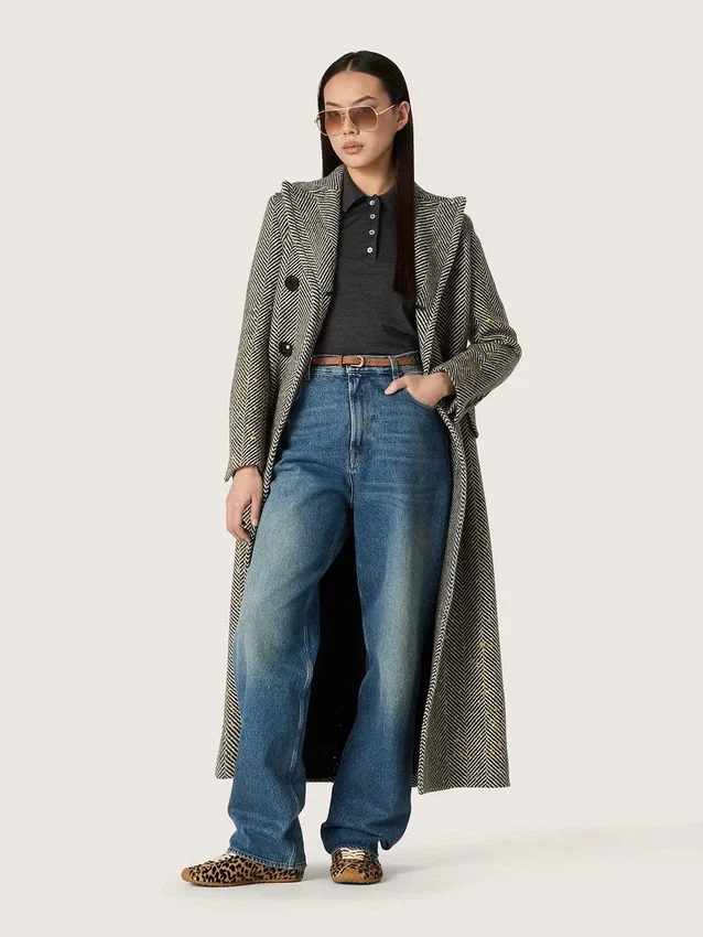 Marathon Speed para mujer en piel de potro con estampado de leopardo beige y negro con estrella de cuero negro