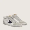 Mid Star para hombre, blanco con estrella negra