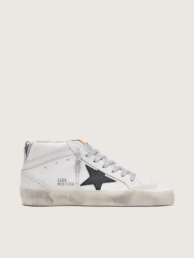 Mid Star para mujer con lengüeta laminada en el talón y cordones con purpurina