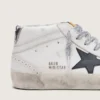 Mid Star para mujer con lengüeta laminada en el talón y cordones con purpurina