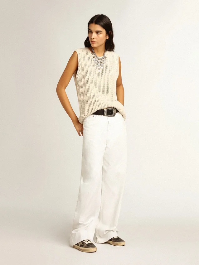Mid Star para mujer en negro brillante con estrella y lengüeta del talón de gamuza gris paloma