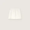 Minifalda para niñas Journey de felpa de algodón blanco con cristales y bordados