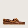 Mocasines Cruise para hombre en cuero color tabaco