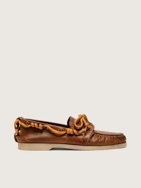 Mocasines Cruise para hombre en cuero color tabaco