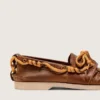 Mocasines Cruise para hombre en cuero color tabaco
