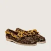Mocasines Cruise para hombre en piel de potro con estampado de leopardo