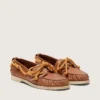 Mocasines Cruise para mujer en cuero color tabaco