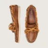 Mocasines Cruise para mujer en cuero color tabaco