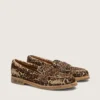 Mocasines Jerry para hombre en piel de potro con estampado de leopardo