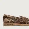 Mocasines Jerry para hombre en piel de potro con estampado de leopardo