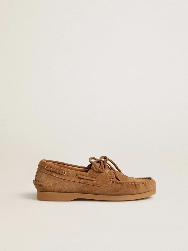 Mocasines Young Cruise en gamuza color marrón claro