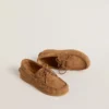 Mocasín Cruise para niños en gamuza marrón claro
