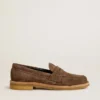 Mocasín Jerry para hombre en gamuza gris paloma