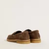 Mocasín Jerry para hombre en gamuza gris paloma
