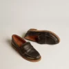 Mocasín Jerry para mujer en cuero negro