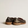 Mocasín Jerry para mujer en cuero negro