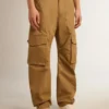 Pantalones cargo beige caqui