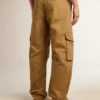 Pantalones cargo beige caqui