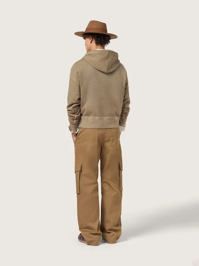 Pantalones cargo beige caqui