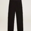 Pantalones cargo de nailon ripstop de color negro