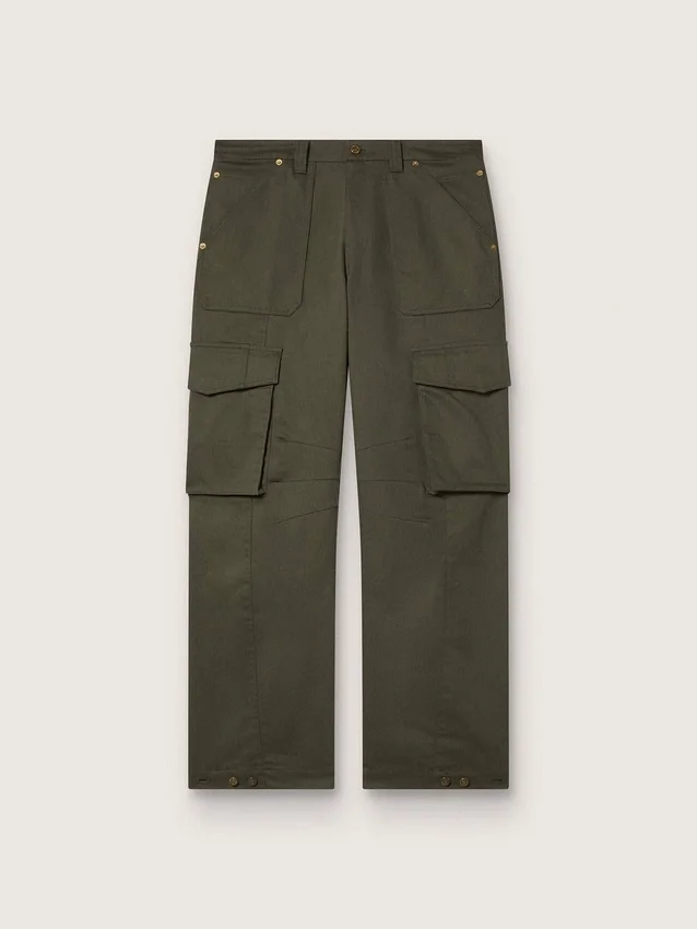 Pantalones cargo verde oliva