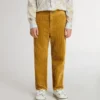 Pantalones chino para niños color tabaco con bordado