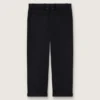 Pantalones chinos negros de algodón para hombre