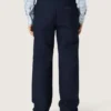 Pantalones chinos unisex Journey de lona de algodón azul con logotipo bordado