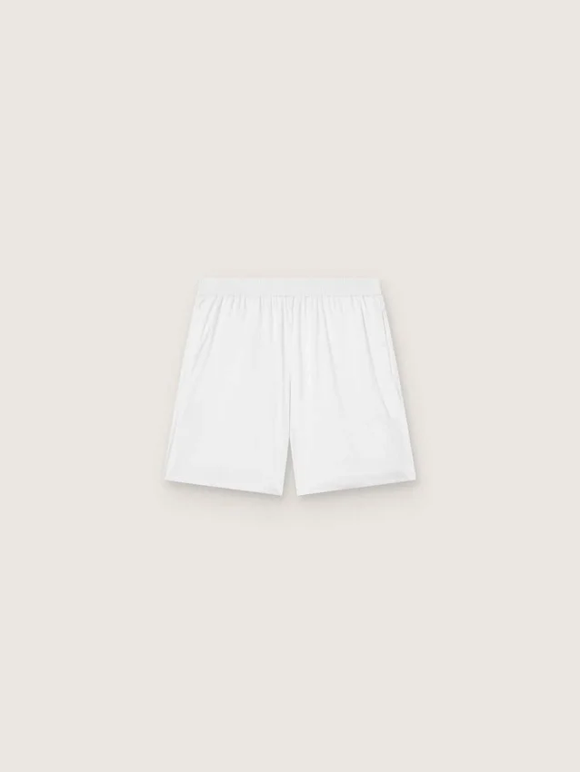Pantalones cortos deportivos blancos para hombre