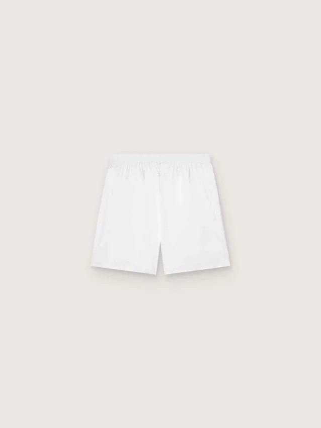 Pantalones cortos deportivos blancos para hombre