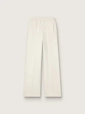 Pantalones de chándal blancos de algodón para mujer