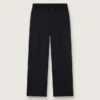 Pantalones de chándal para hombre de lana negra