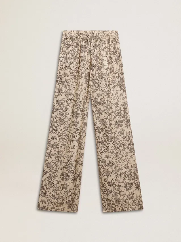 Pantalones de chándal para mujer con estampado floral
