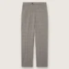 Pantalones de corte ajustado para hombre con diseño de cuadros Príncipe de Gales en gris