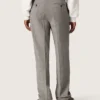 Pantalones de corte ajustado para hombre con diseño de cuadros Príncipe de Gales en gris