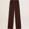 Pantalones de jogging marrones para mujer