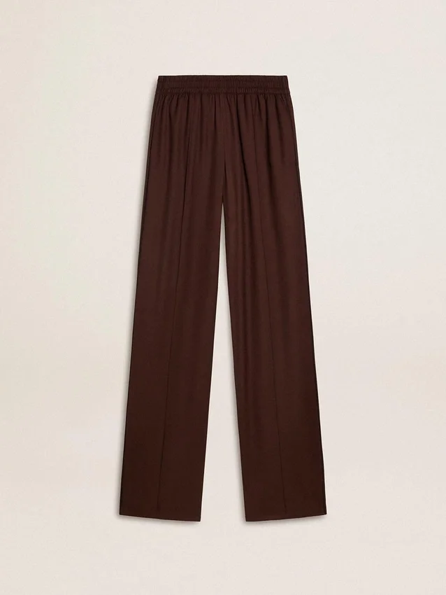 Pantalones de jogging marrones para mujer