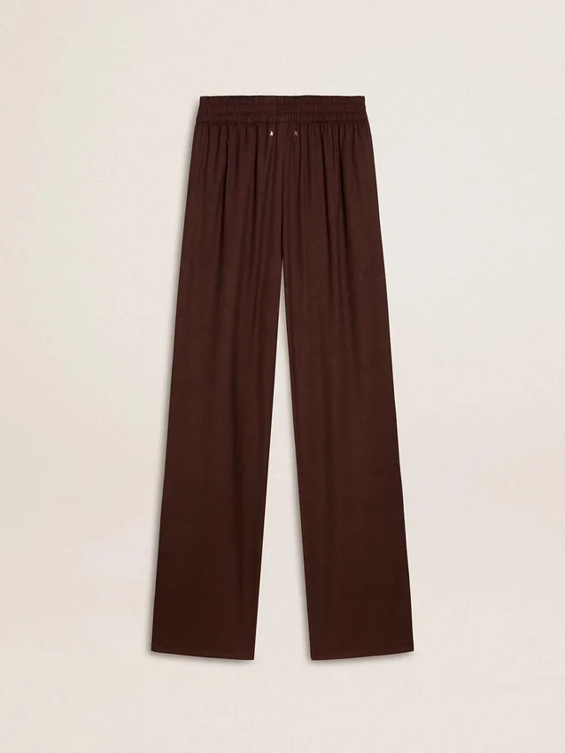 Pantalones de jogging marrones para mujer