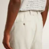 Pantalones de jogging para hombre en mezcla de lana color caqui