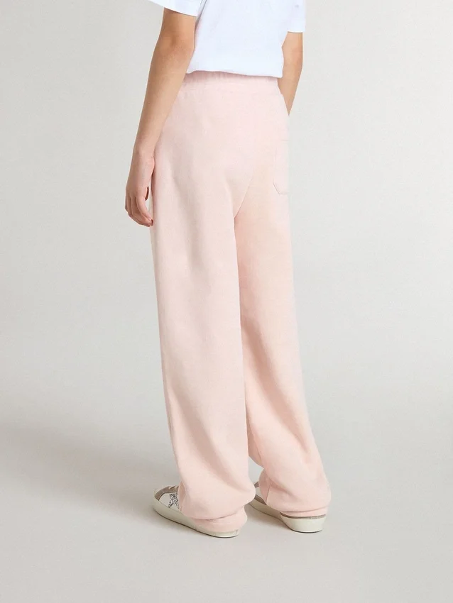 Pantalones de jogging rosas para niñas con estampado