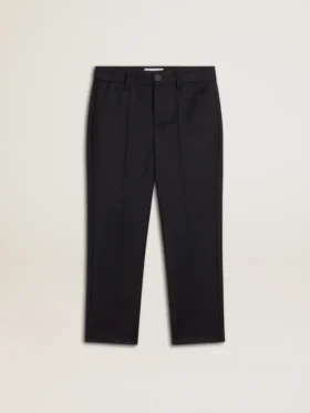 Pantalones de lana azul oscuro para niños