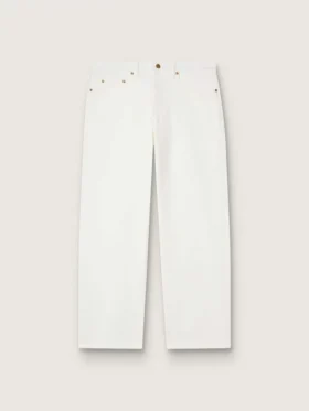 Pantalones de mezclilla blancos para hombre