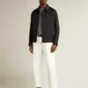 Pantalones de mezclilla blancos para hombre