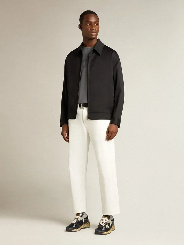 Pantalones de mezclilla blancos para hombre