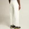 Pantalones de mezclilla blancos para hombre