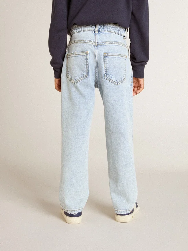 Pantalones de mezclilla ligera para niños