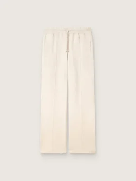 Pantalones de sudadera unisex Star en felpa blanca vintage